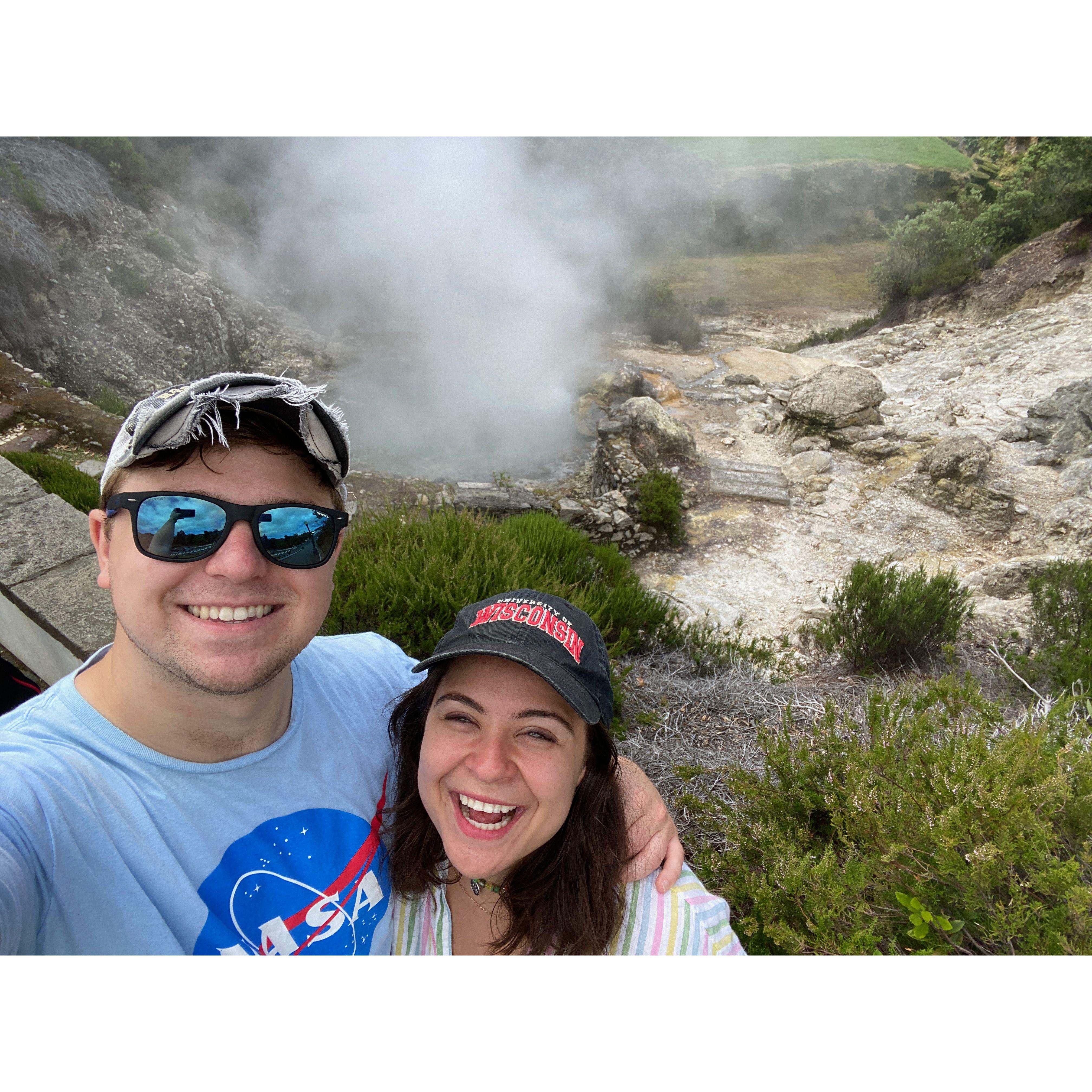 This part of the Azores felt like Jurrasic Park with all the steaming underground vents