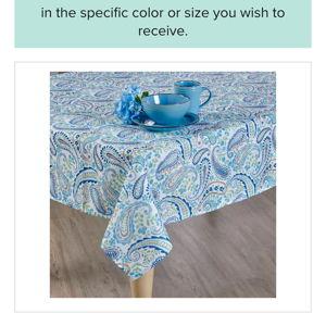 Painted Paisley Print Tablecloth - Boscov's