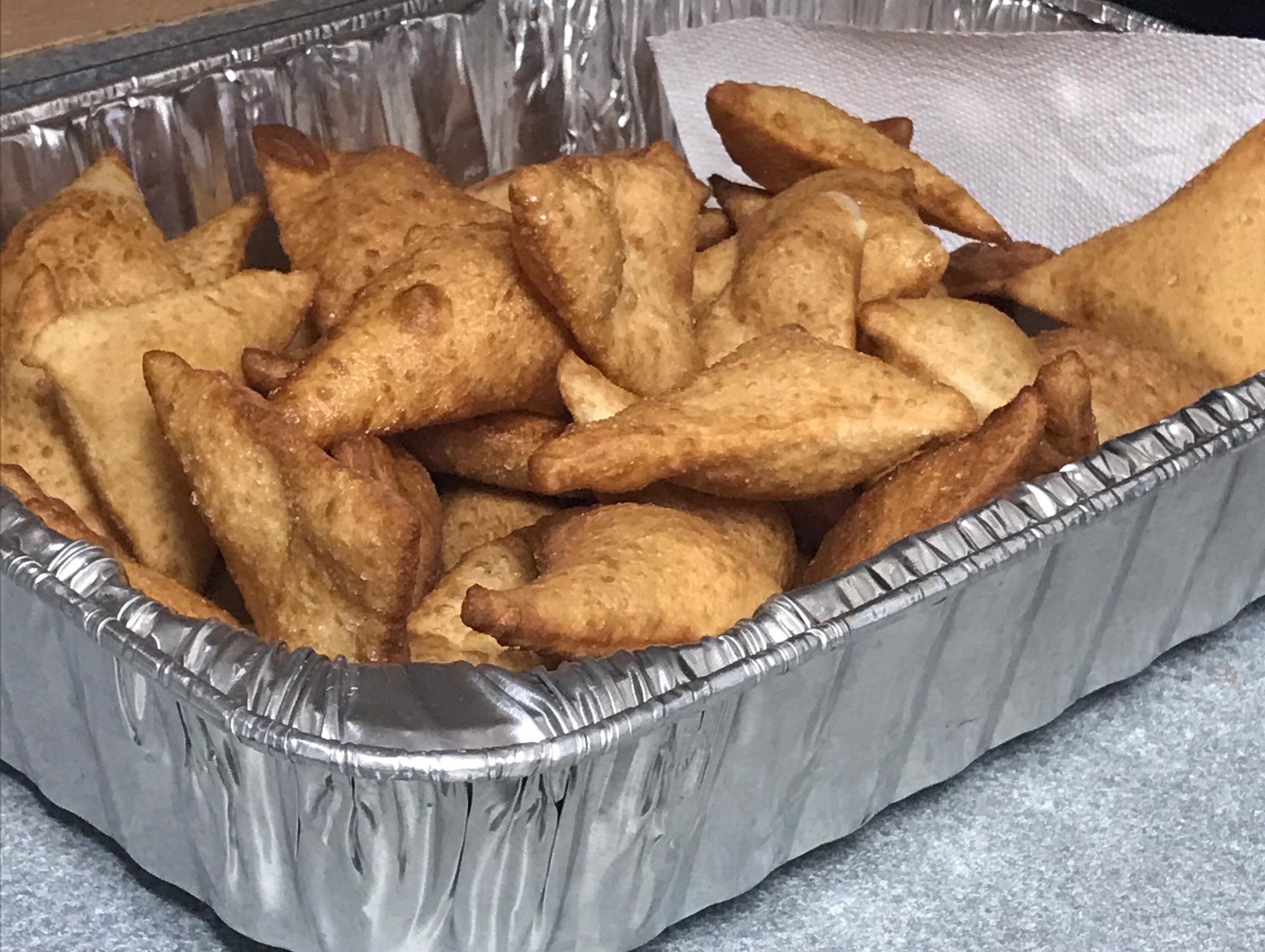 Patrick’s Mom taught me to make Mandazi!