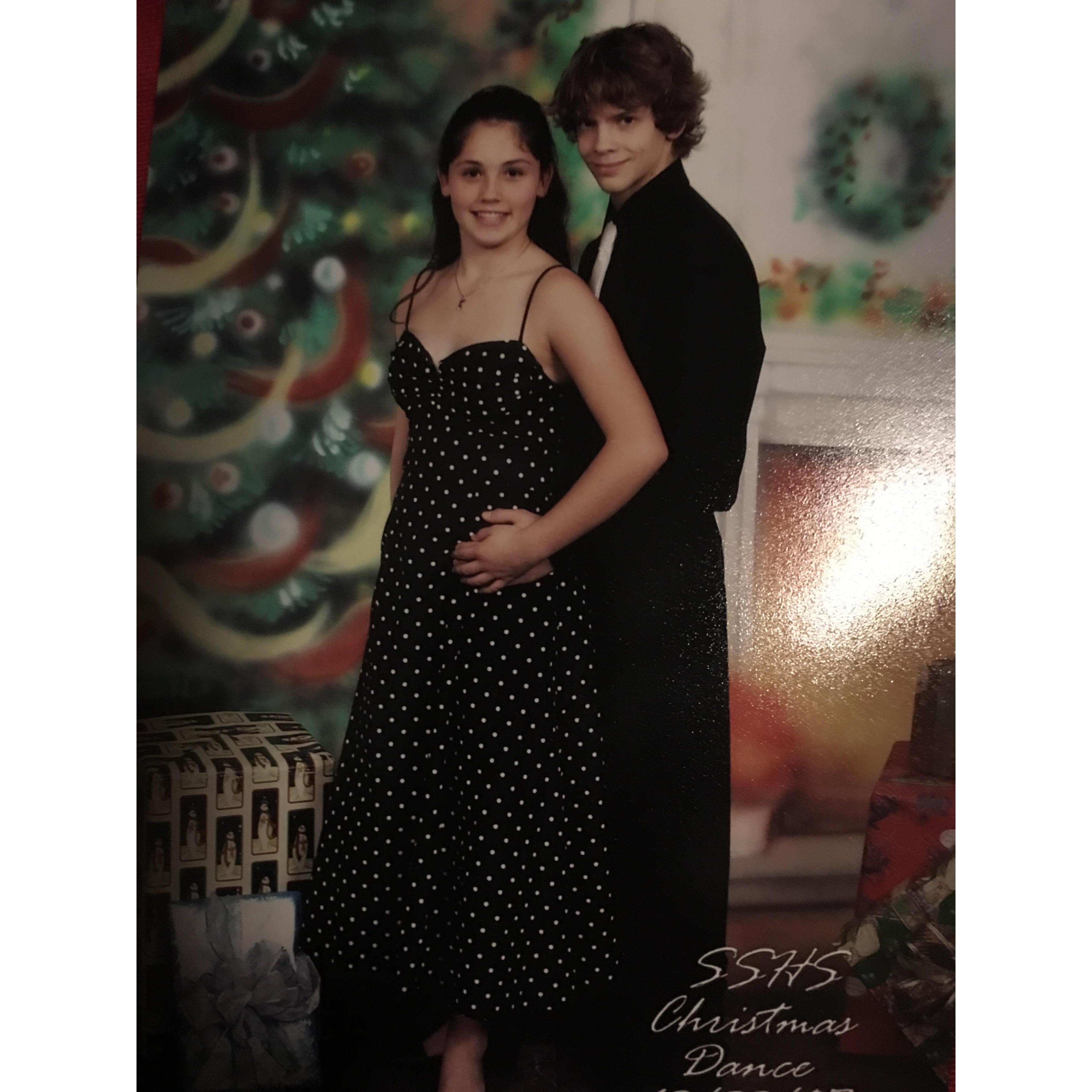 First dance together when we were 14.