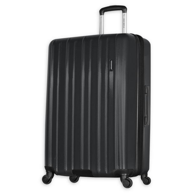 Olympia® USA Raven 29" Expandable Spinner Checked Luggage in Black