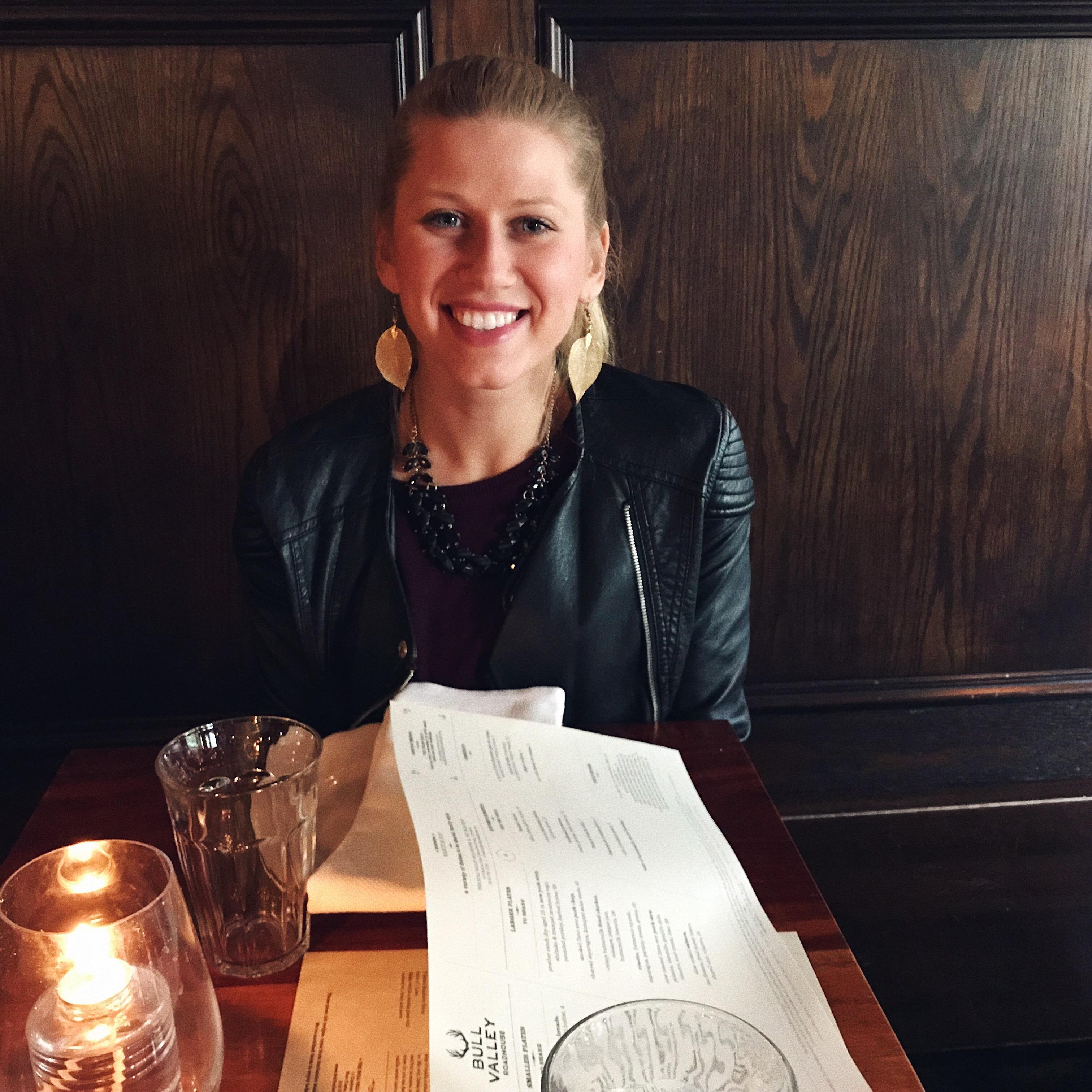 She enjoyed her meal and sipped her wine, not knowing what surprises were waiting around the corner...