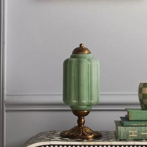 The Eloise Scallop Milk Glass Table Lamp