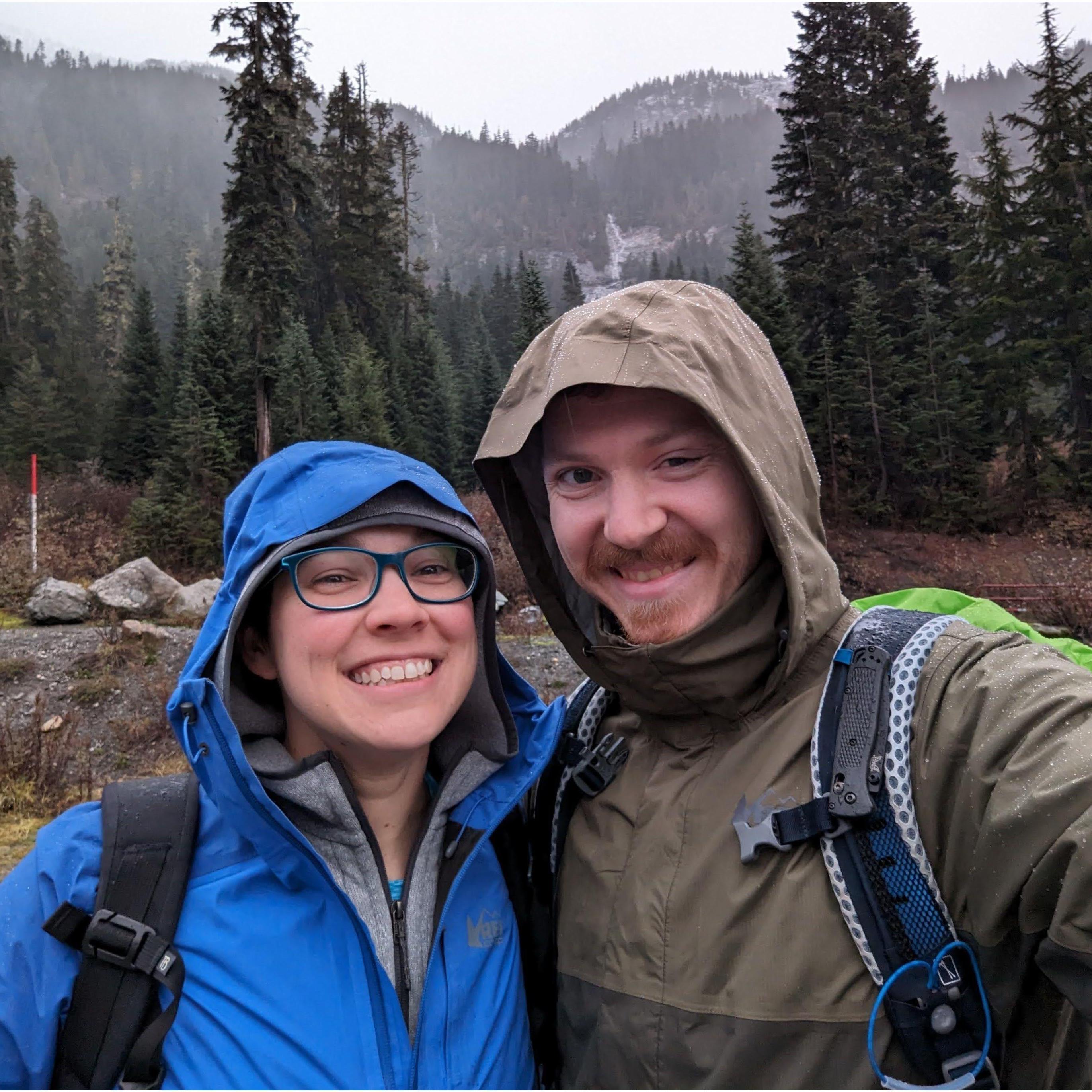 Very VERY wet birthday hike