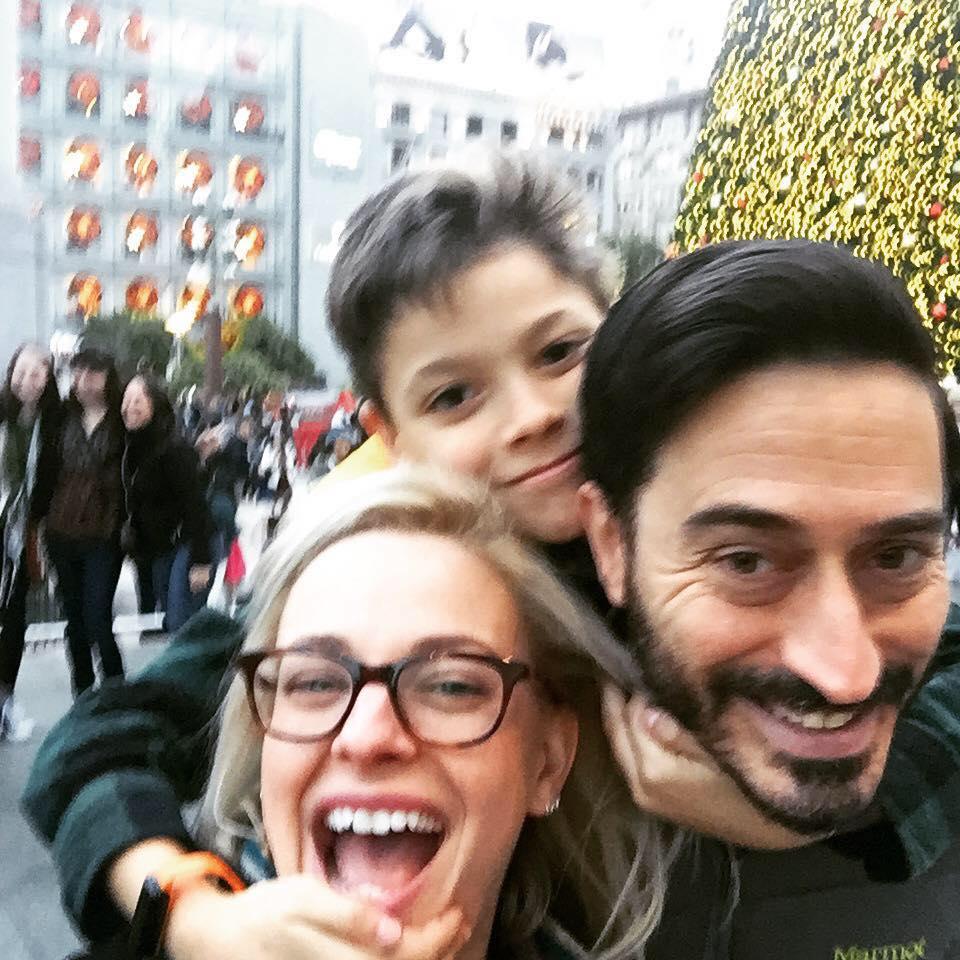 Christmas fun in Union square. The 3 musketeers enjoying our city.