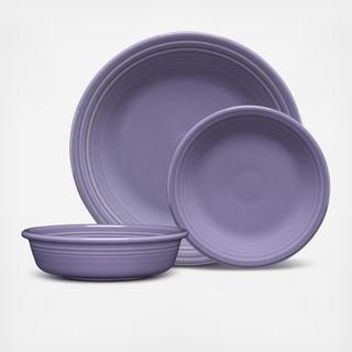 Classic Rim 3-Piece Place Setting, Service for 1