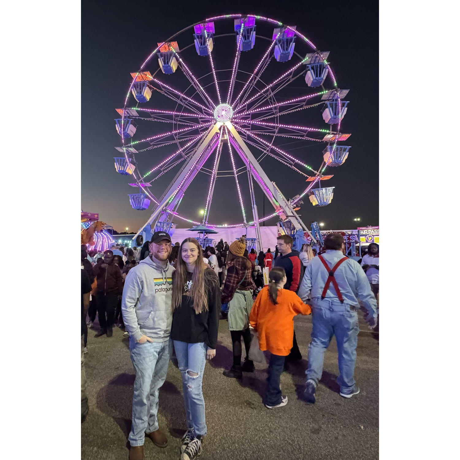 The night we first said "I love you" while on top of the farris wheel