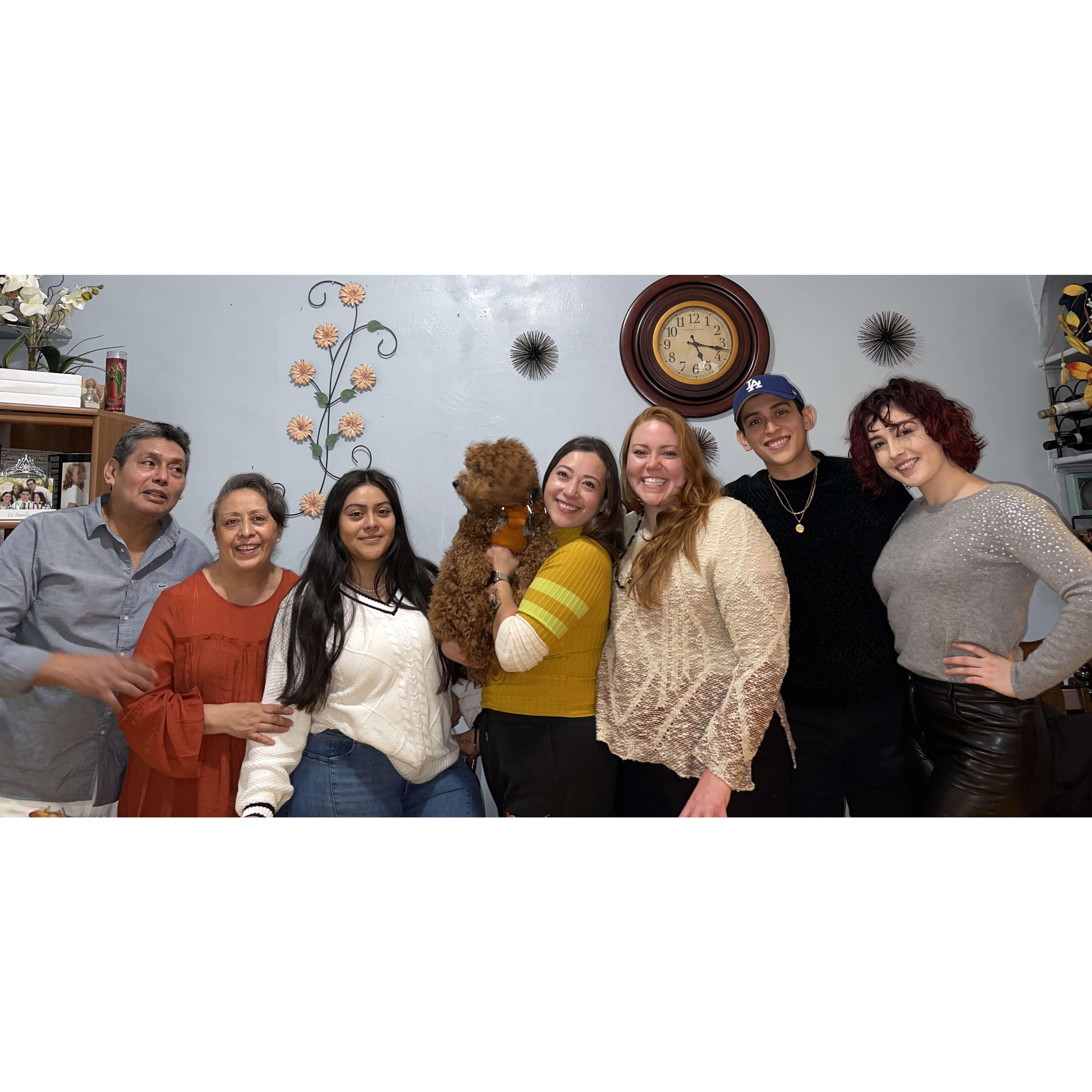 November 2021: Thanksgiving Dinner #1
Memo, Kika, Chelsea, Rigatoni, Shirley, Alexa, Alexis & Anna