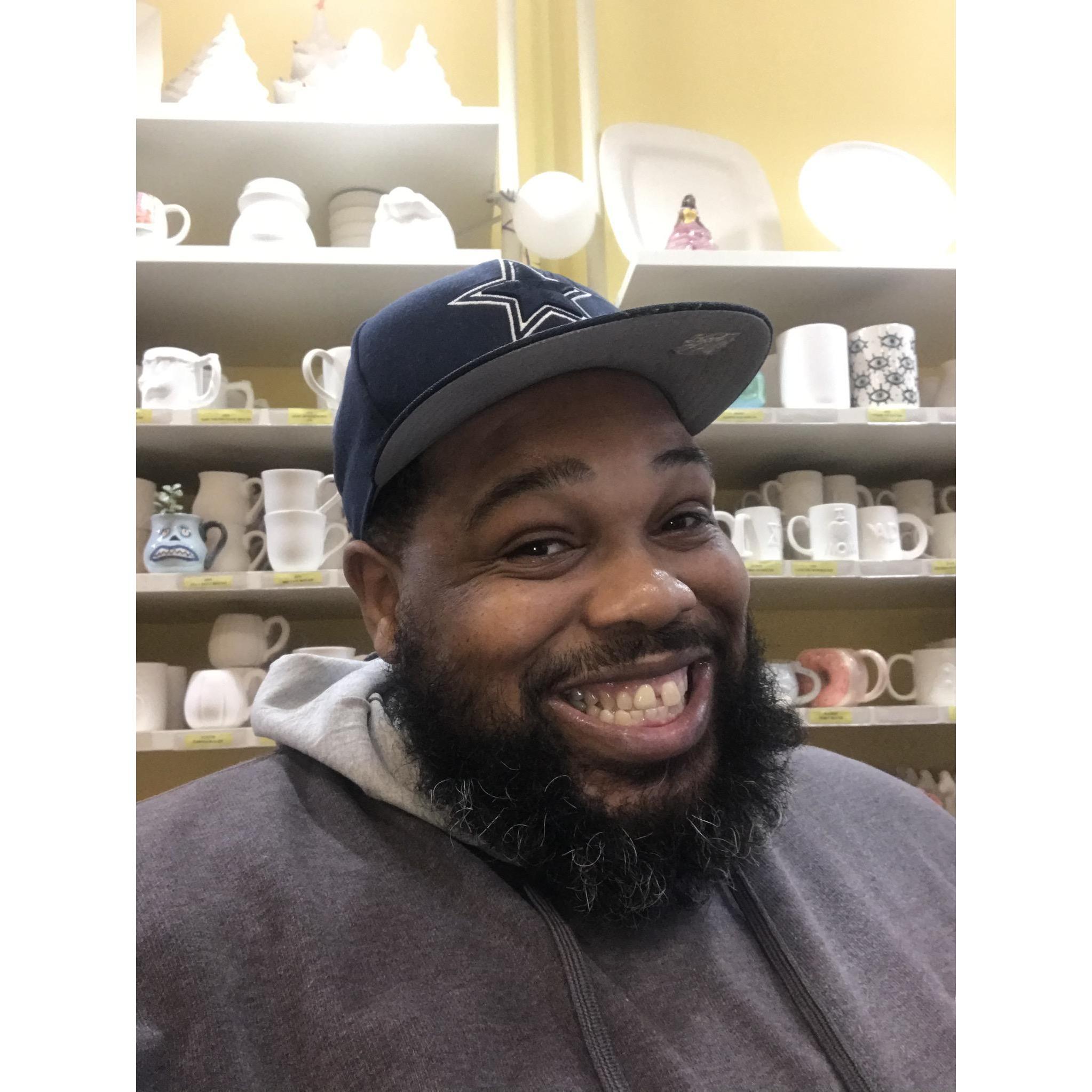 He always had a knack of using someone’s phone to take a selfie of himself. March 2020 this was our last public outing before quarantine.