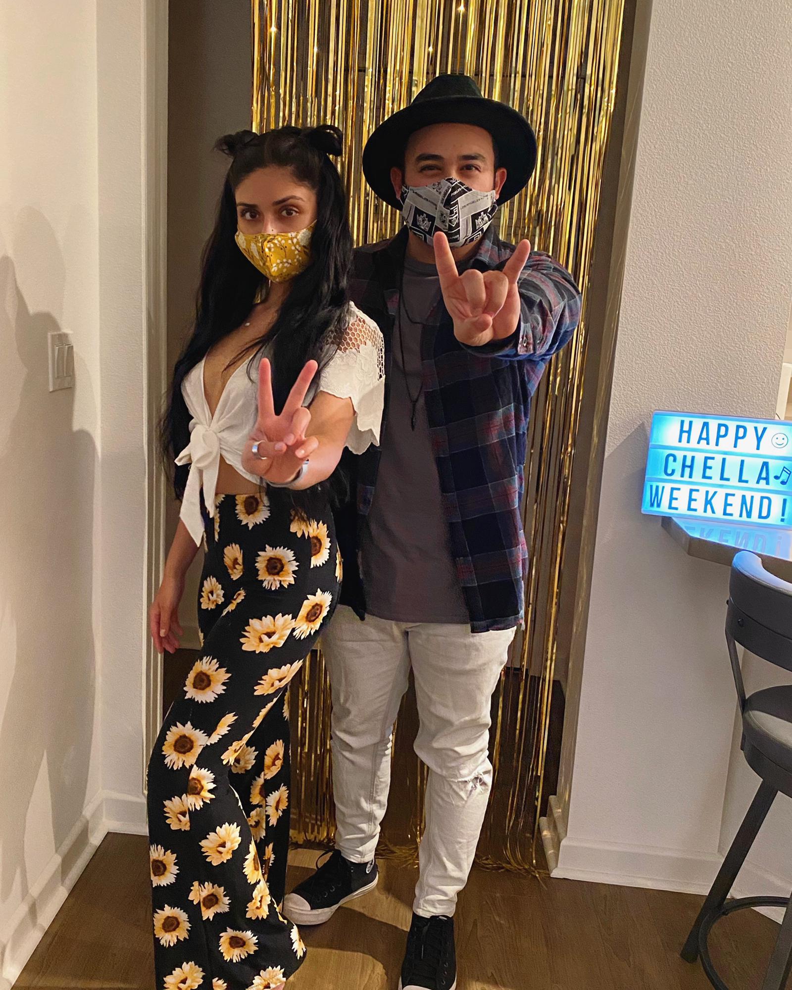 Our first pandemic together 😂 #couchella