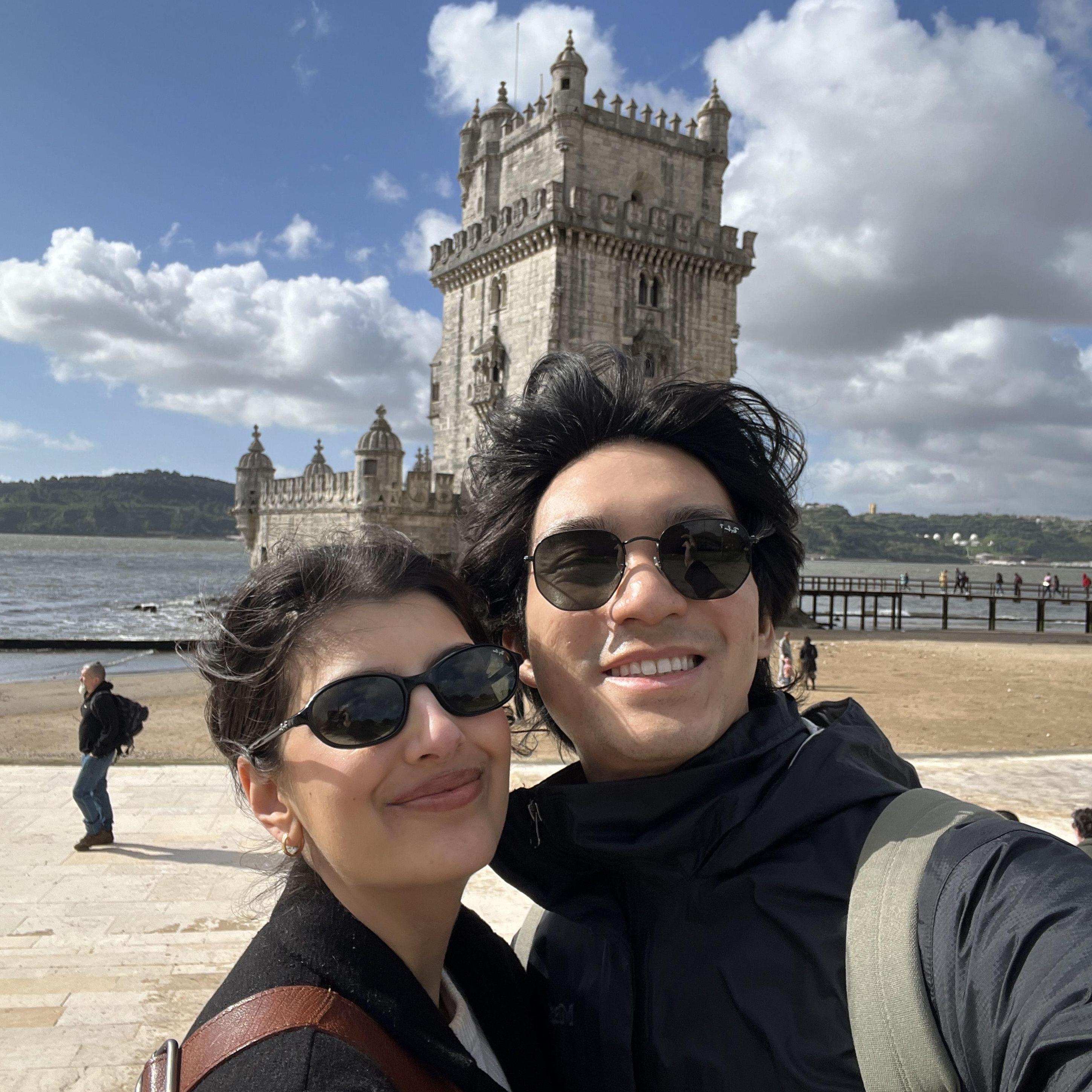 Exploring the sights in Portugal (Tower of Belem)
