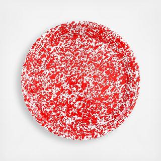 Splatter Enamelware Round Tray