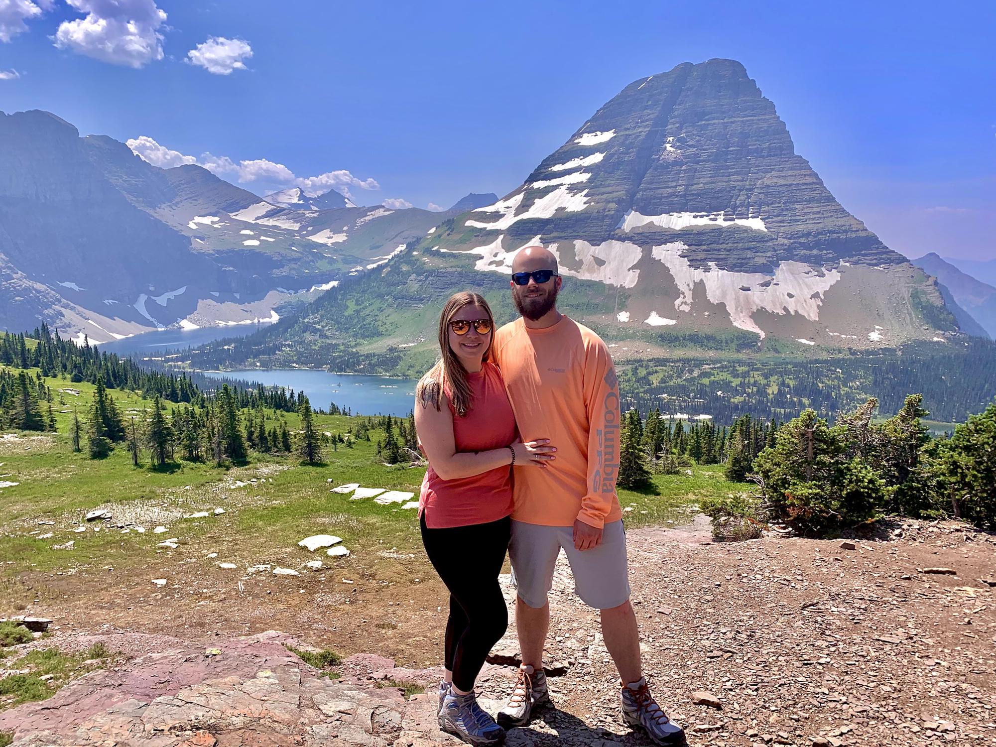 Logan’s pass overlook of Hidden Lake