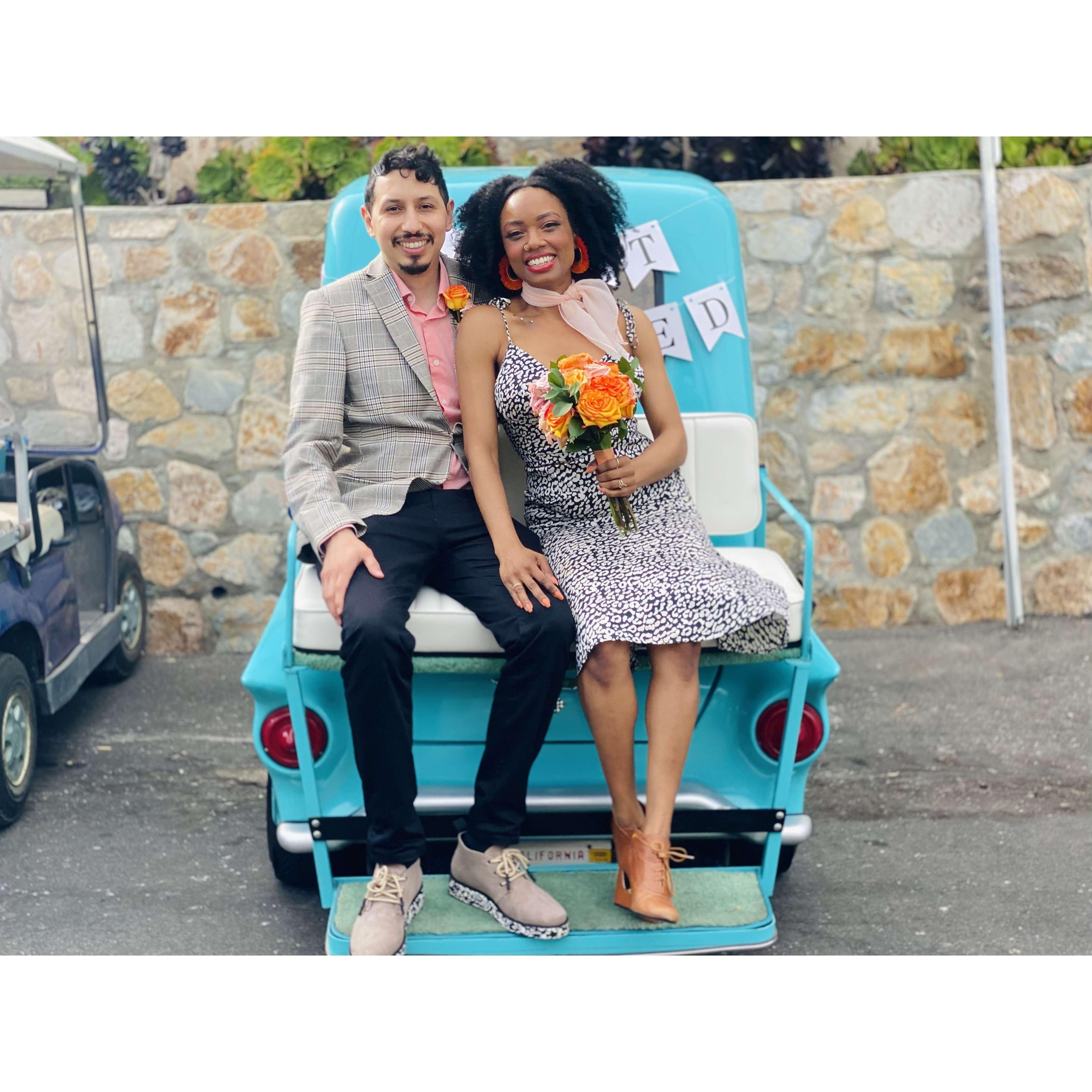Just married joyride!