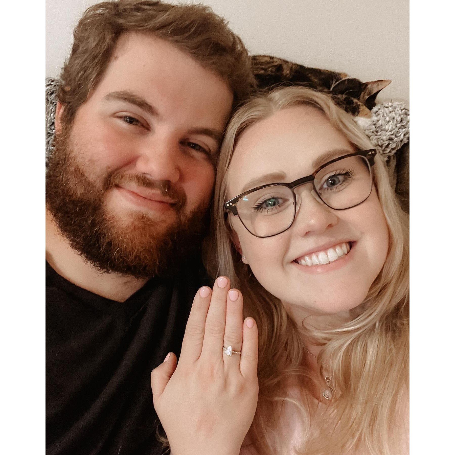 The day we got engaged!