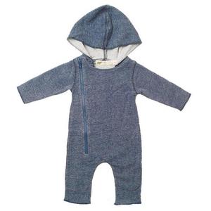 Monica + Andy - Moto Romper, navy blue heather