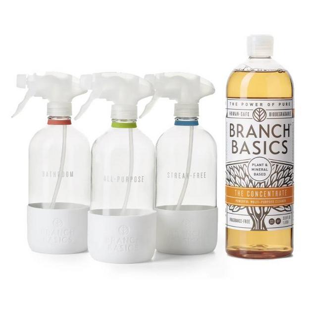 Branch Basics Cleaning Essentials Kit & Glass Bottles
