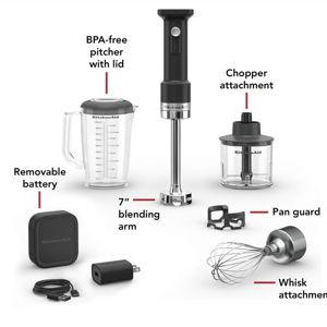KitchenAid Go™ Cordless Hand Blender with Accessories - battery included | KitchenAid US