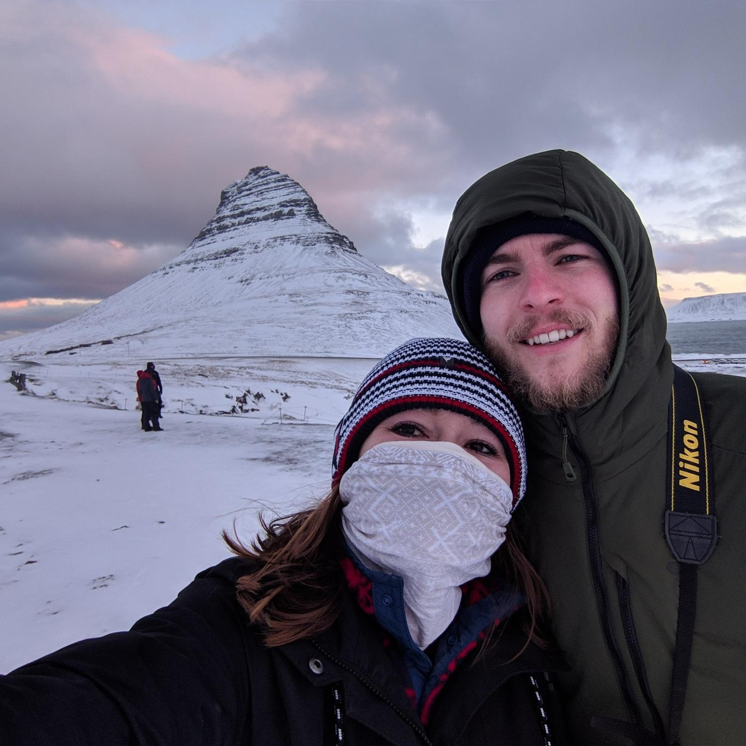 First international trip together in Iceland