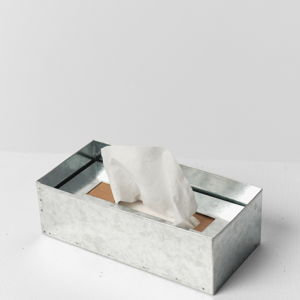 Galvanised Tissue Box