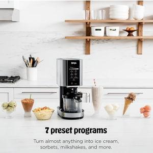Ninja NC301 CREAMi Ice Cream Maker, 7 One-Touch Programs with (2) Pint Containers