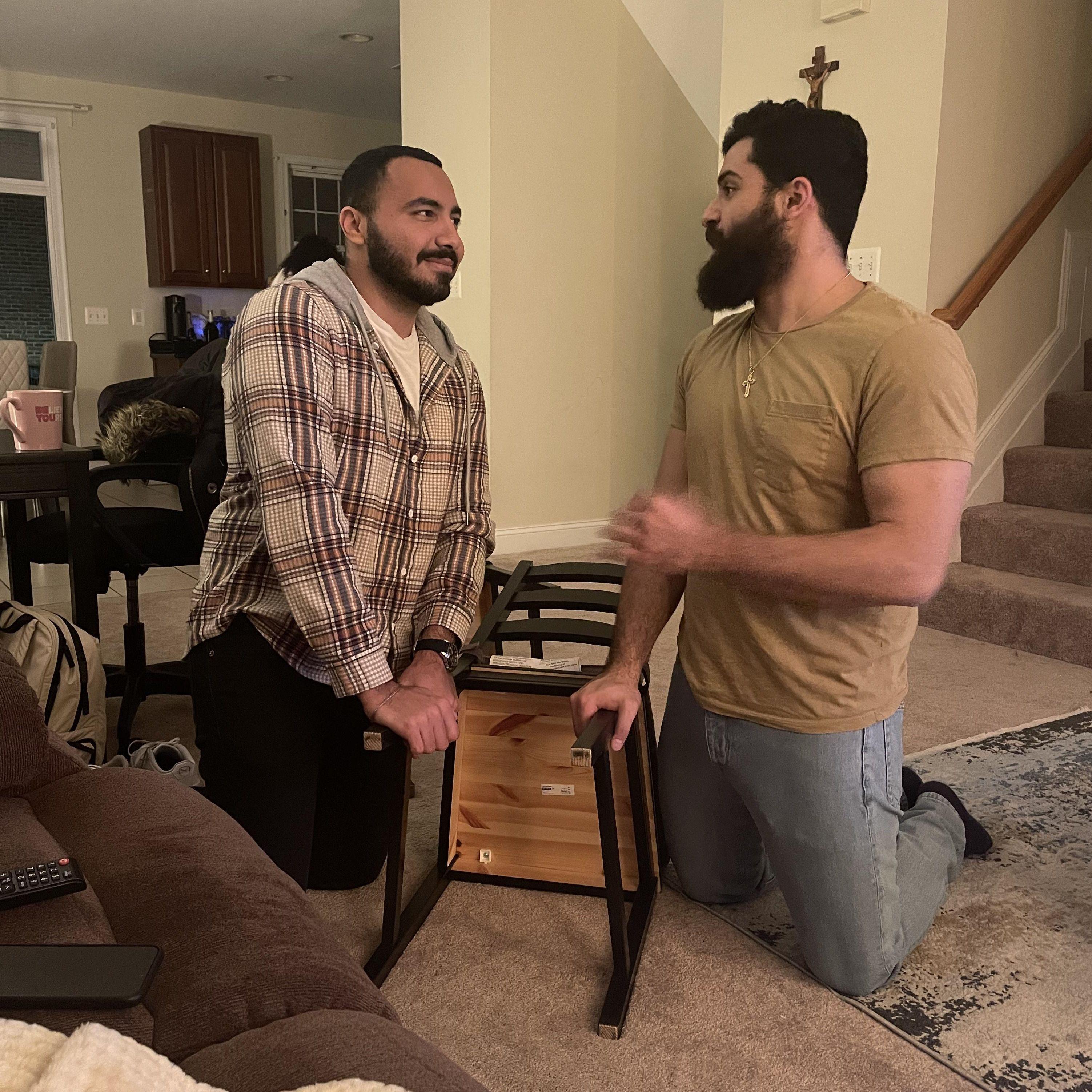Matt used to go to Lena's residence in Baltimore with Doola and a tool box, and fix chairs, doorknobs, anything broken.