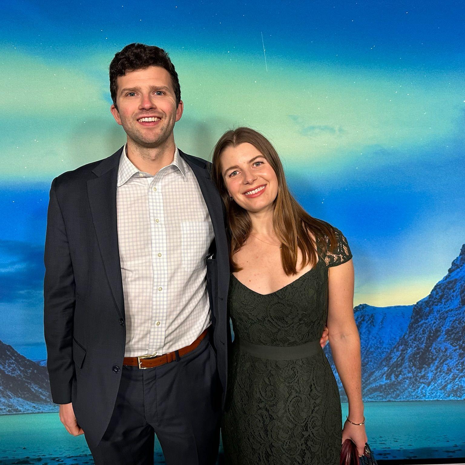 First work holiday party