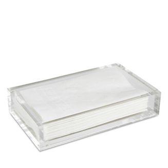 Clear Lucite Guest Towel Tray