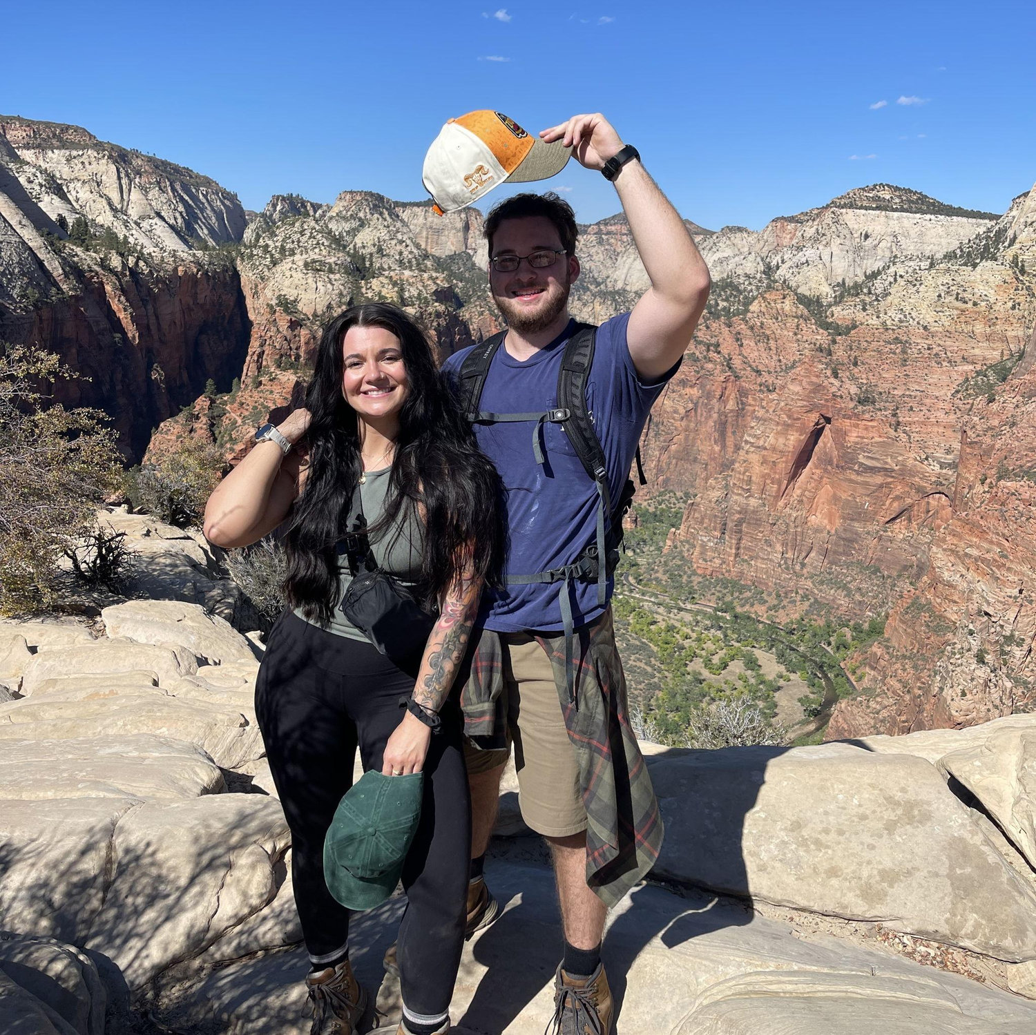 Zadie's 25th bday trip to Zion that Matt planned to cross it off her bucketlist!