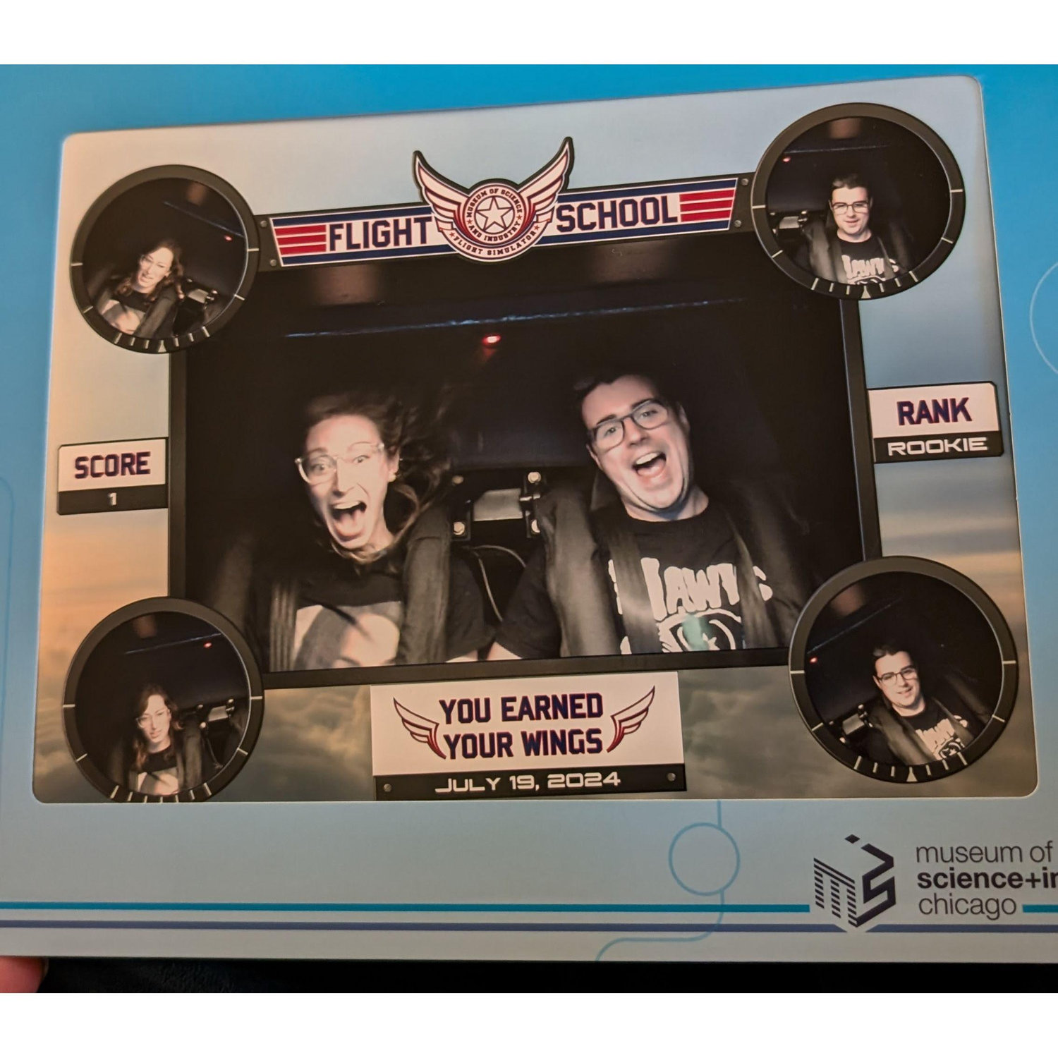 Flight simulation at the Museum of Science & Industry