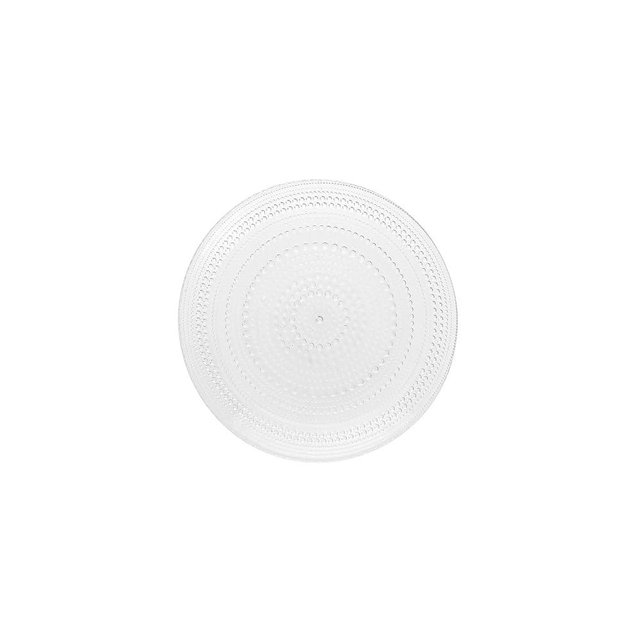 Fortessa Jupiter Hobnail Glass, 8" Salad Plate (Set of 4), Clear