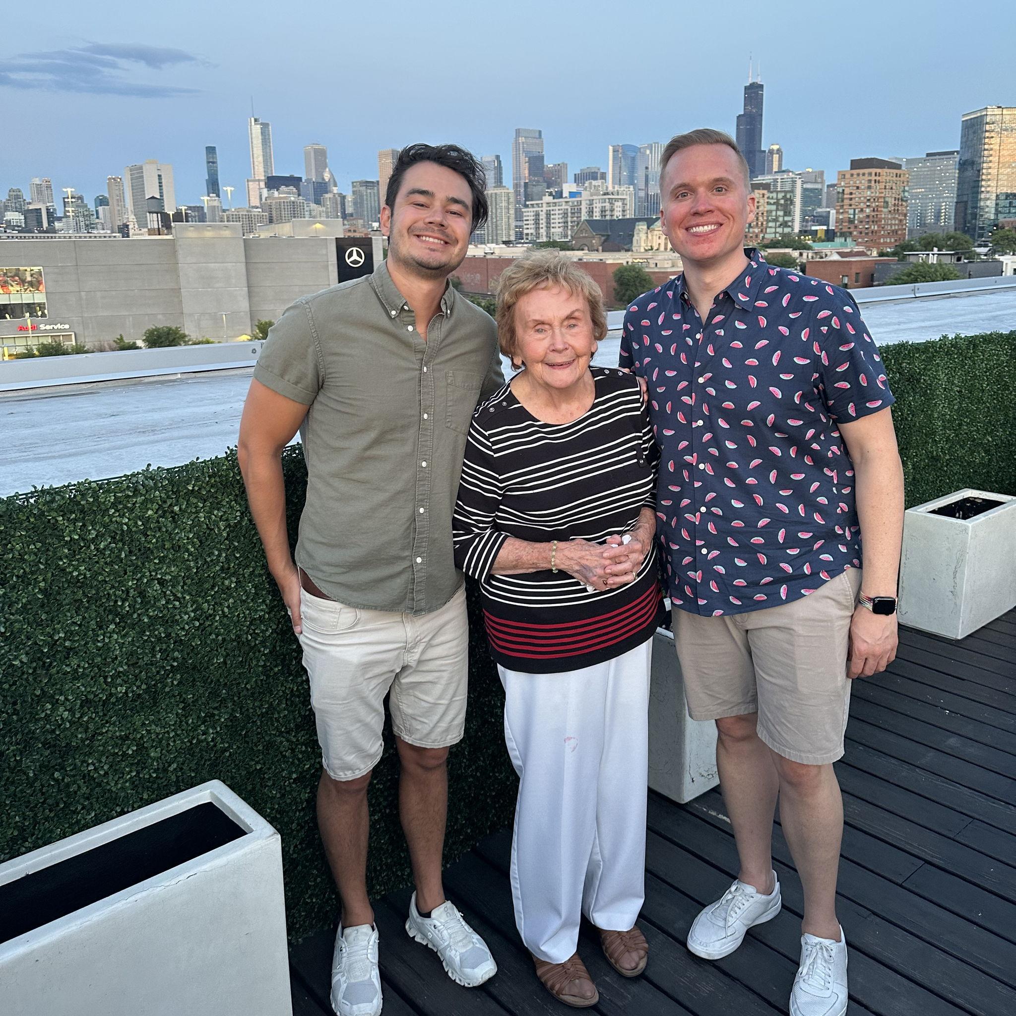Housewarming party with Ryan’s grandma