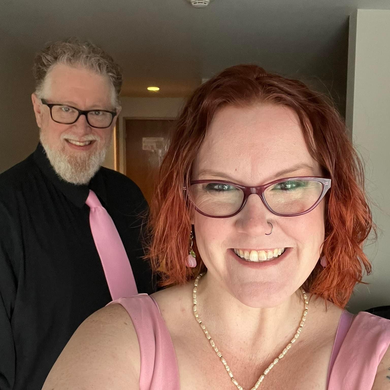 Celebrating our friends wedding together!