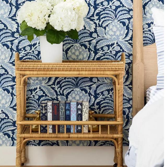 South Seas Rattan Side Cart
