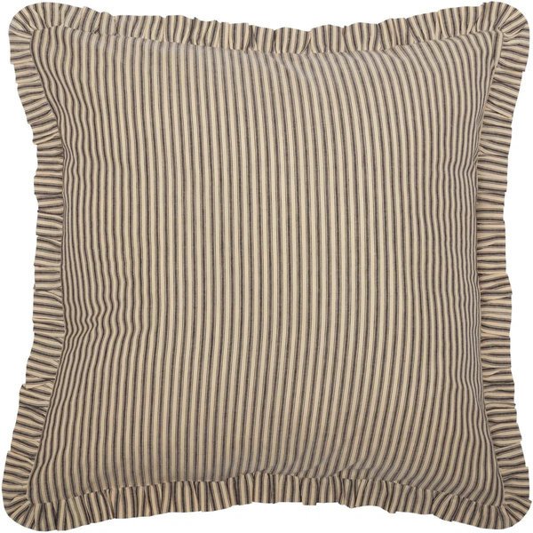 Birch Lane™ Faust 100% Cotton Ties Sham & Reviews | Wayfair, Dark Creme, Coal Black
