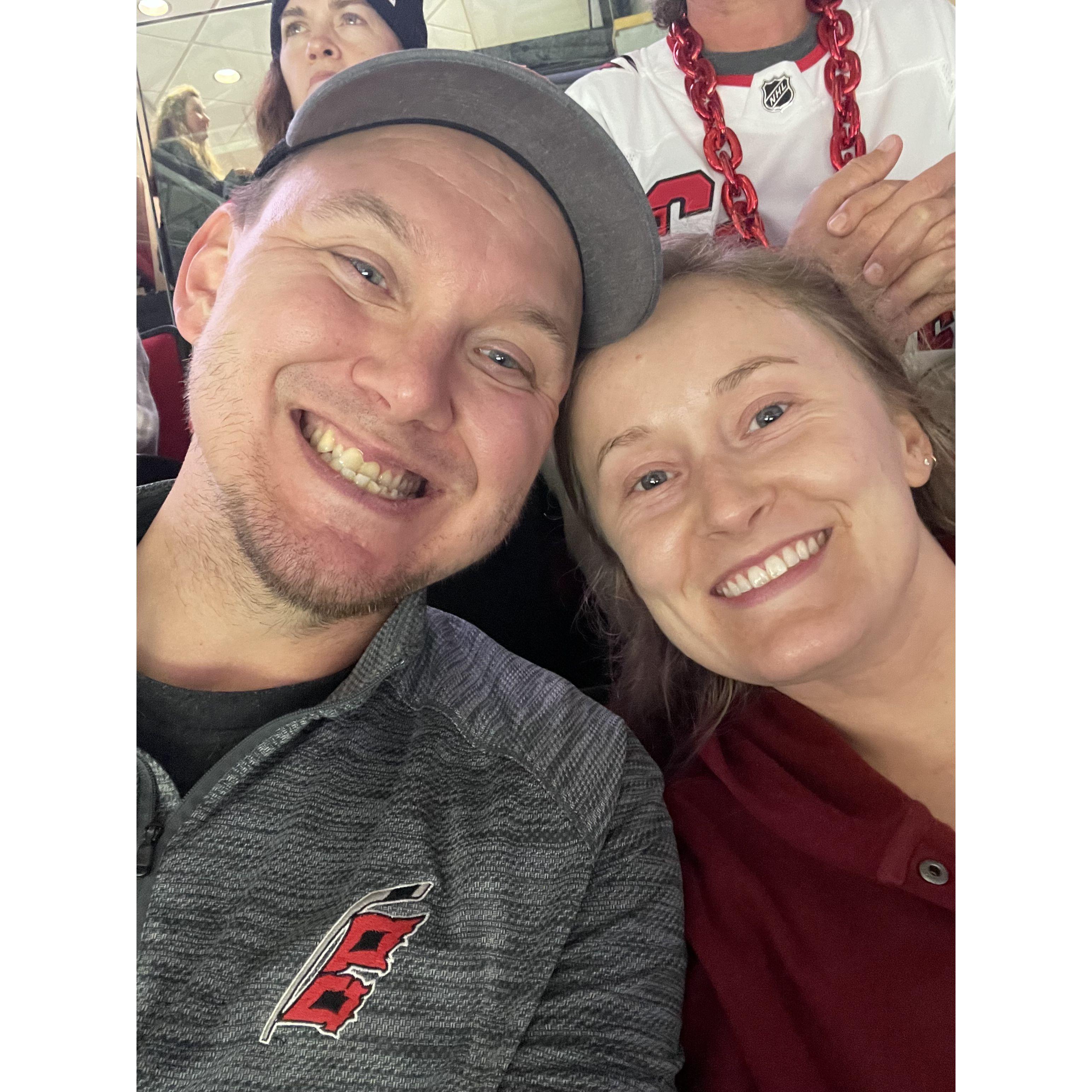 First Canes game together