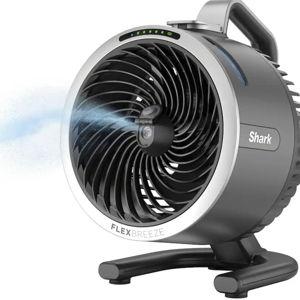 Shark - FlexBreeze HydroGo Fan, Ultra-powerful portable fan, Indoor & Outdoor Mist - Gray