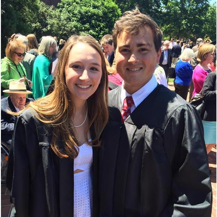 At our graduation from Davidson in May 2016, just 2 months after we started dating and 4 years of knowing each other