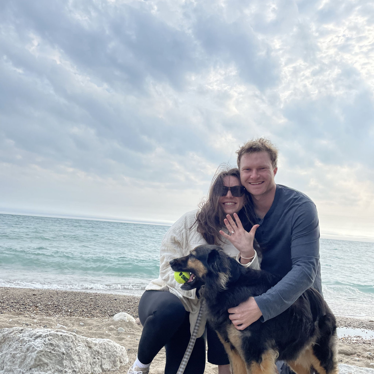 The best beach morning with Clue - 5.17.26