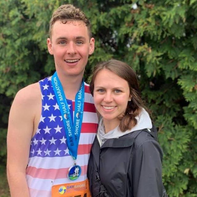 Grant ran his first road race in TC!