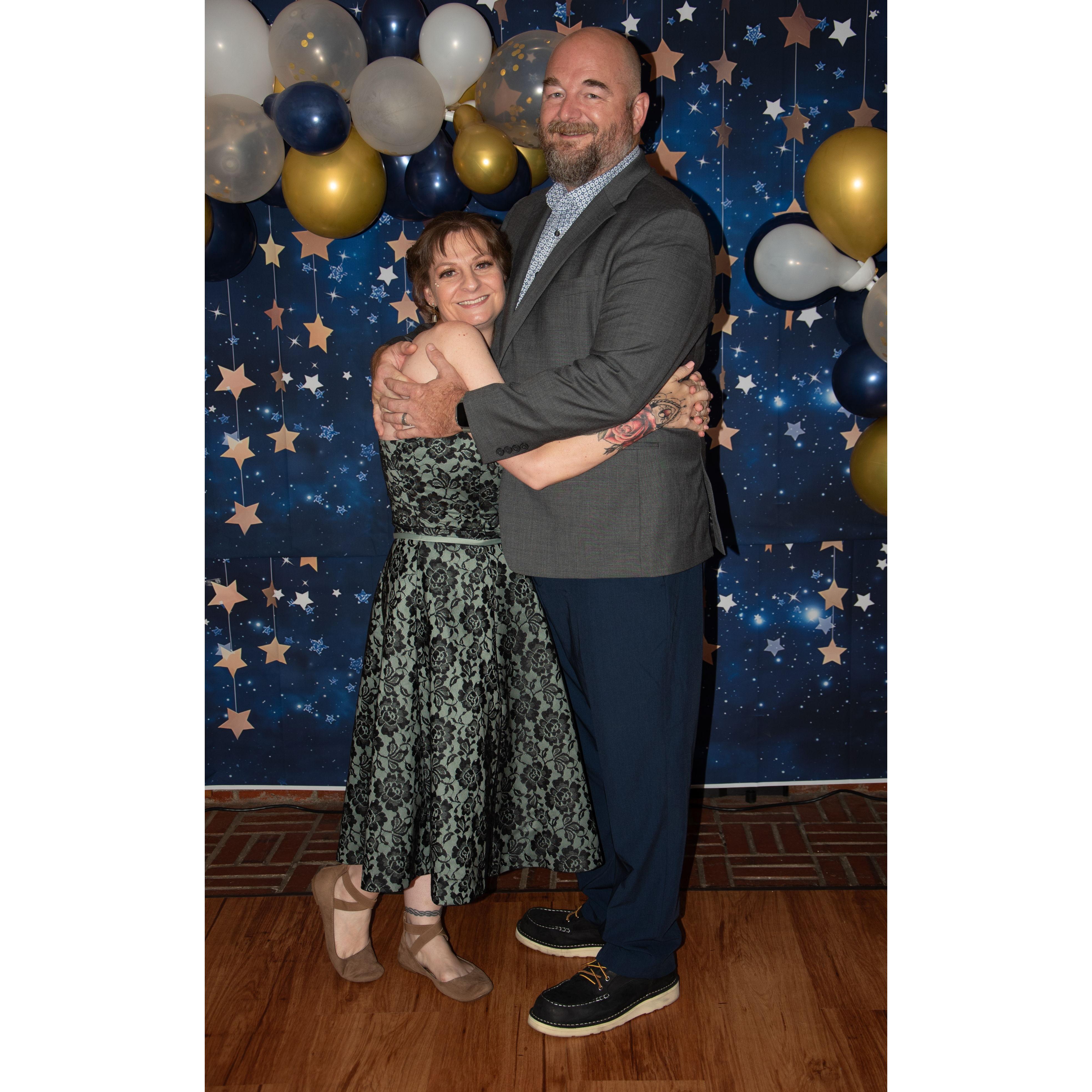 Enjoying a night out at TransPonder's Pride Prom!