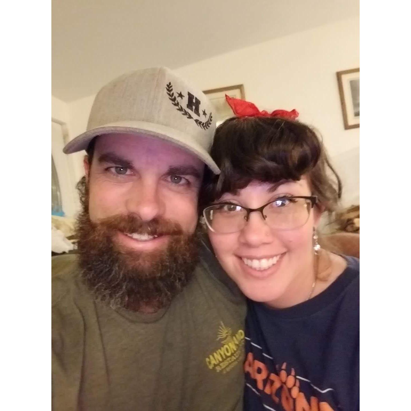 Shamra lets john grow a beard for the first time.. look out!!
