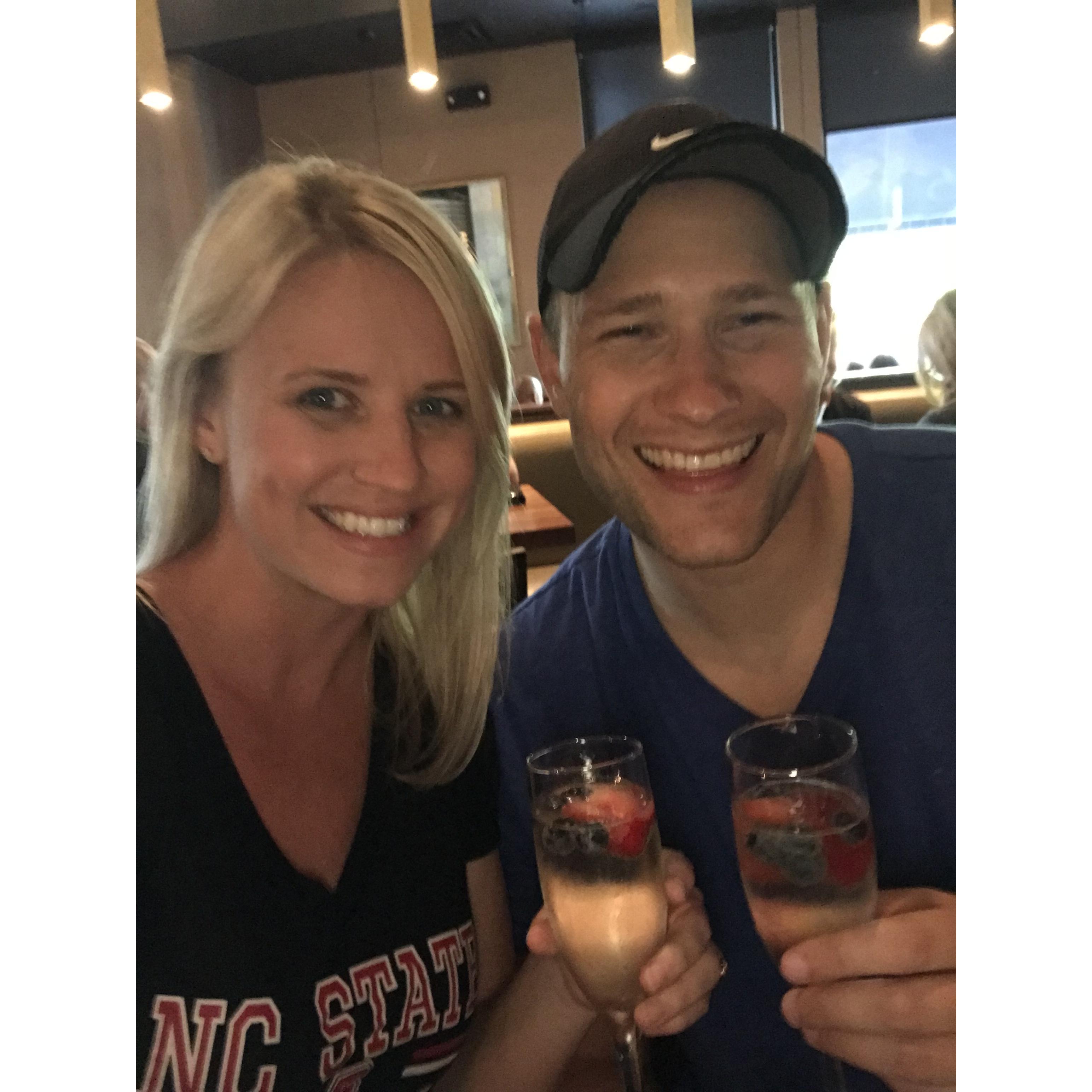 Cheers to purchasing our new home