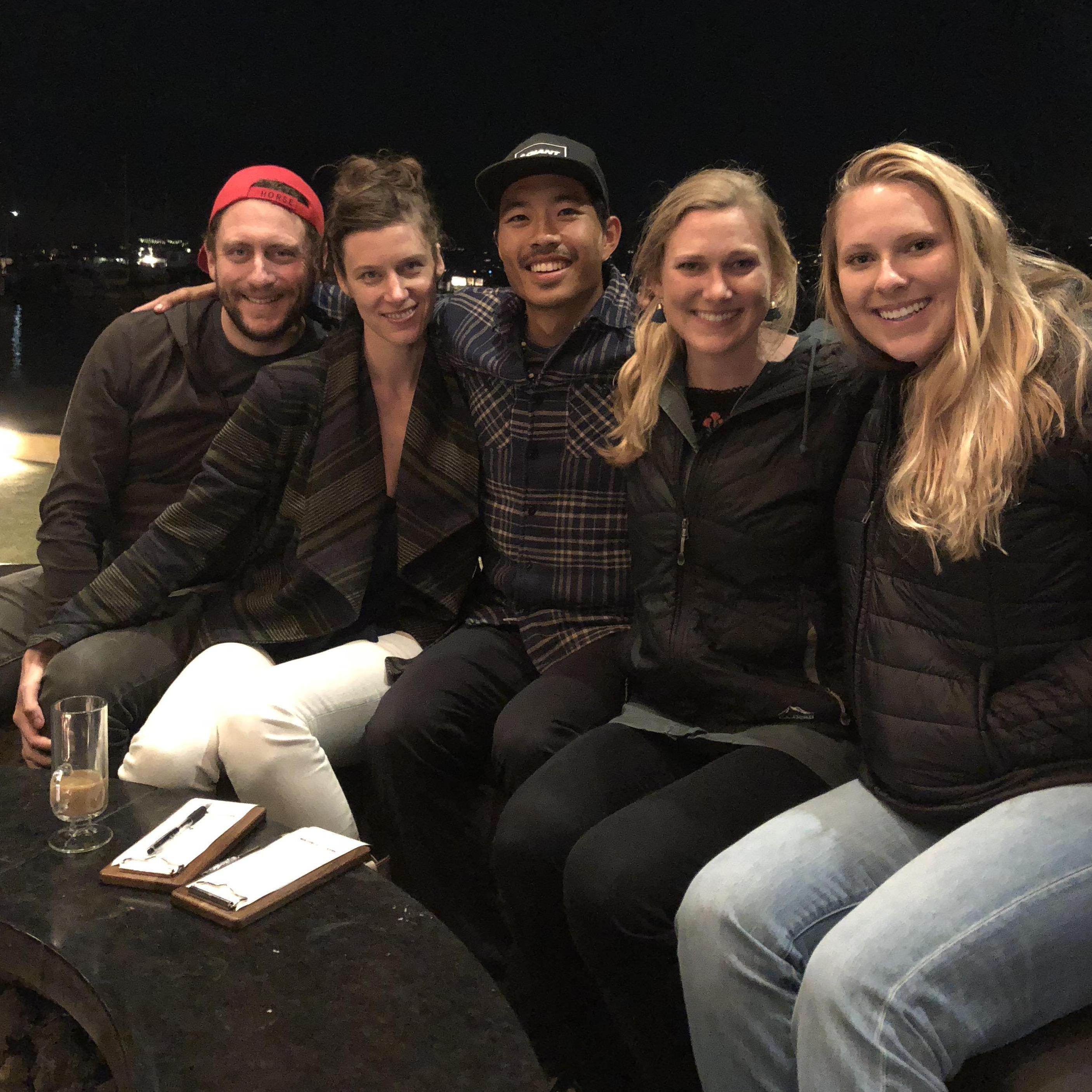 Cousin time with Sarah & Gloria Tabb and Sarah's husband Kevin. The Tabb girls are like sisters to me (you too Laura!).