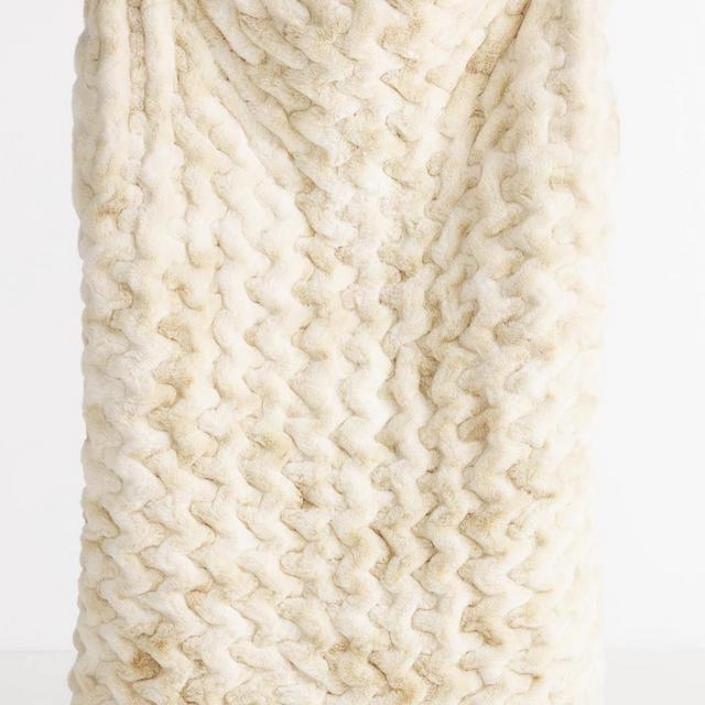 Luxe Dyed Faux Fur Throw Blanket