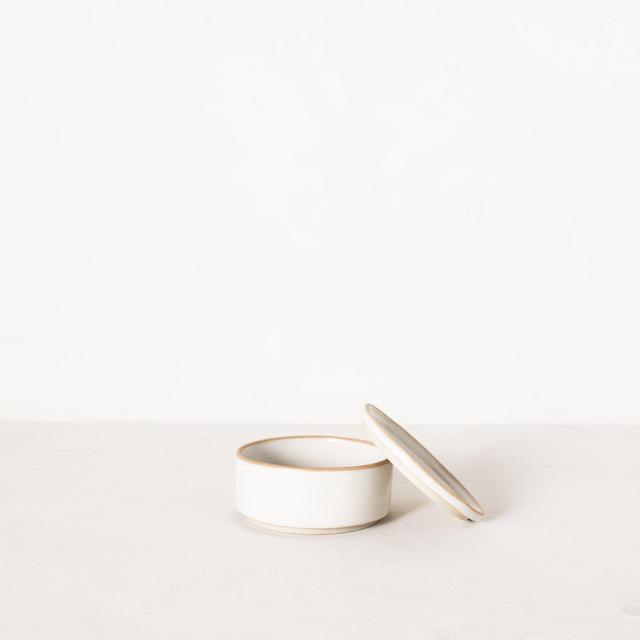 Minimal Stoneware Salt Cellar- Raw
