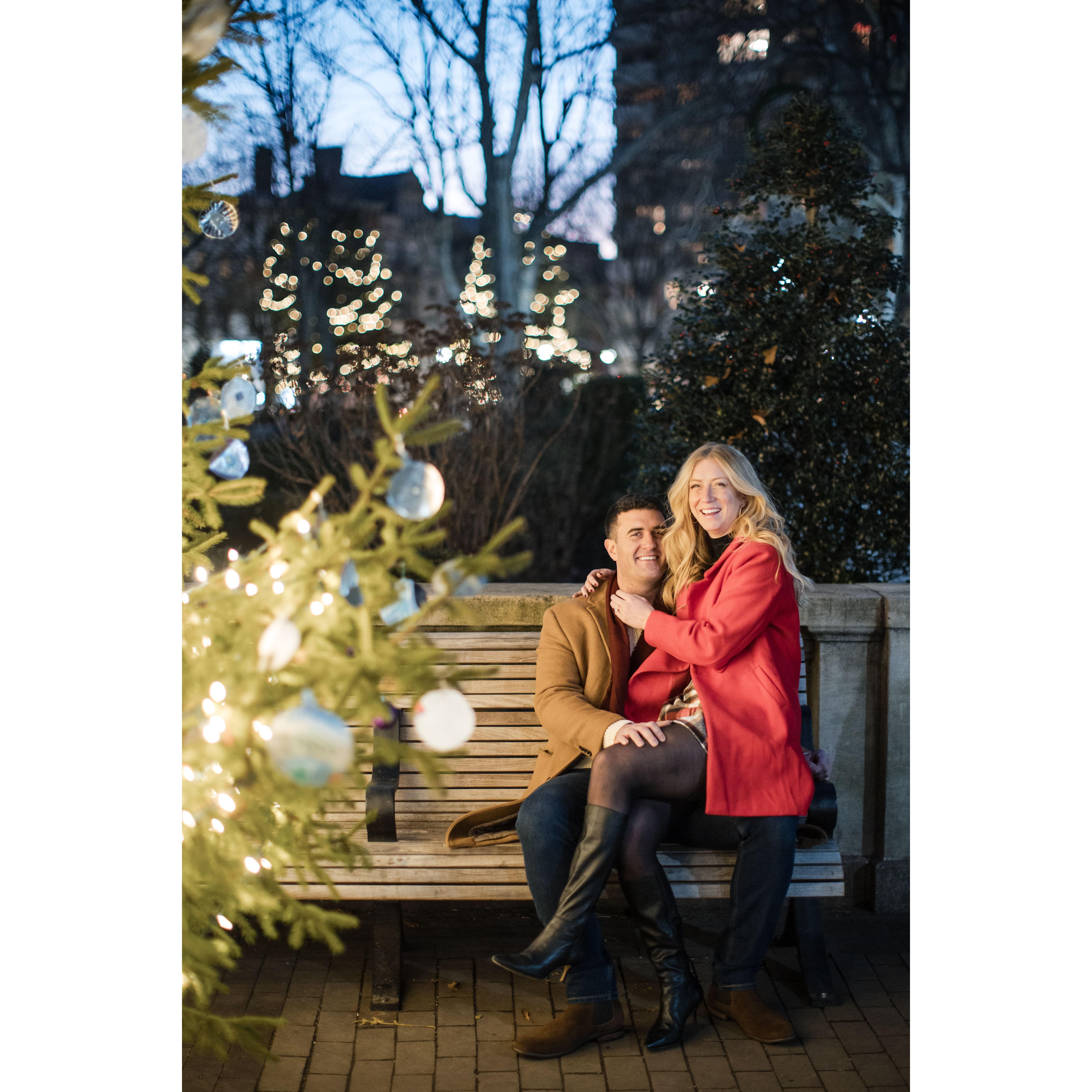 We're ready to party our way into the Christmas season by celebrating getting hitched with all of our favorite people!