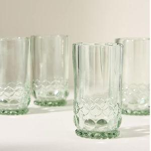 Savannah Glass Tumblers, Set of 4