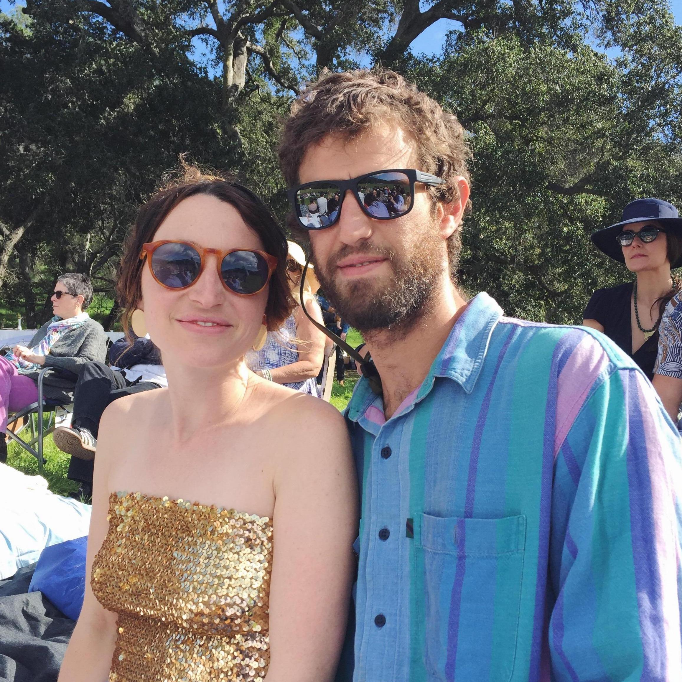 We love other people's weddings + Eli really loves this stripped shirt