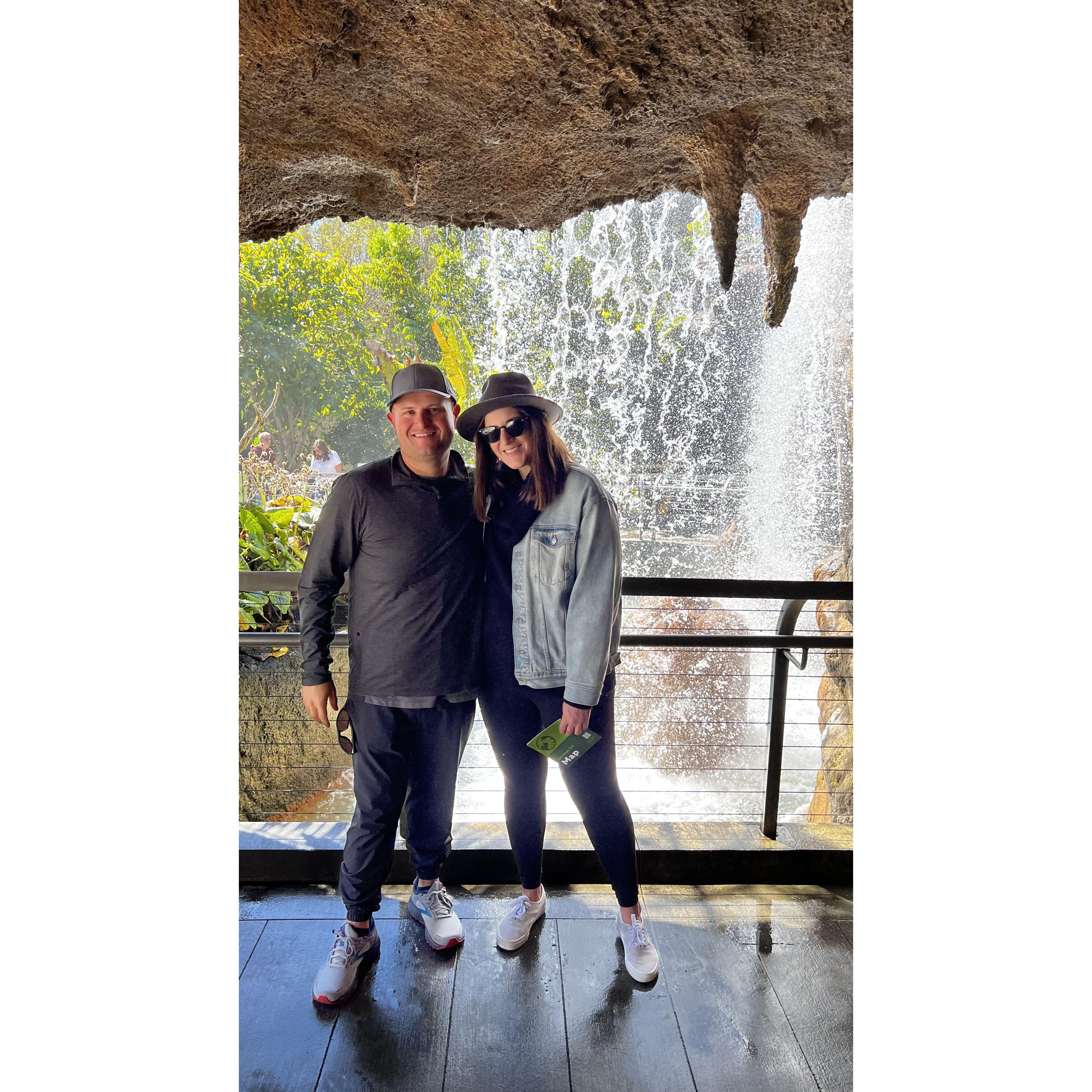 After a month of dating - Sean took Lisa to the San Diego Zoo for our first trip